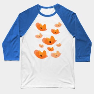 Poppy Rain Baseball T-Shirt